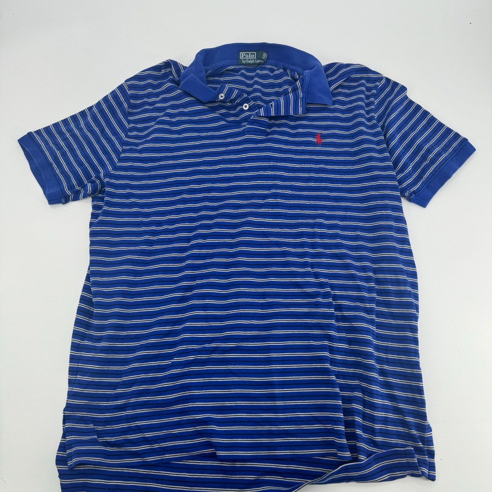 Polo Ralph Lauren Men's XL Striped Polo Shirt Short Sleeve Classic Fit